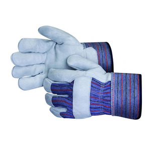 High Performance Cowhide Split Leather Working Gloves Canadian Rigger Abrasion Resistant Household Gardening Durability Gloves - Product Image 1