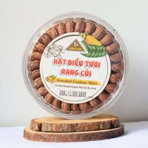 Noix de cajou grillées non décortiquées de qualité supérieure biologique en gros d'origine vietnamienne W180 500g Boîte cadeau - Emballage de la marque Dong Phu - Product Image 2