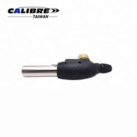 Torche à souder au gaz butane portable TAIWAN CALIBRE pour le camping, écologique, allumage piézoélectrique, construction métallique, certifiée CE/EU