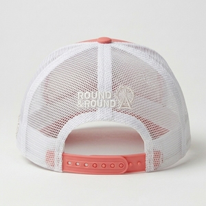 Casquette Trucker Premium Personnalisée 6 Panneaux Blanc Rose à Visière en Maille Denim Snapback Toile Thème Ludique Marque Privée OEM ODM Faible MOQ Voyage - Product Image 5