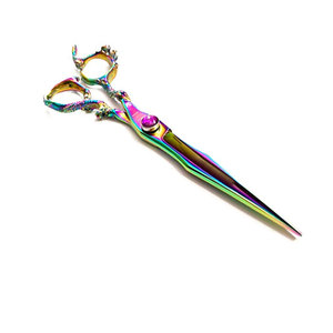 กรรไกรตัดผมสแตนเลส น้ำหนักเบา ทนทาน ใช้ซ้ำได้ หลายสี ขายดีที่สุด - Product Image 1