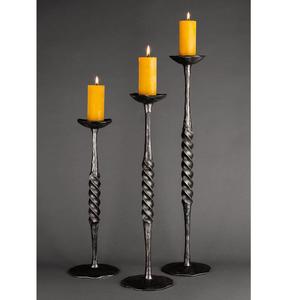 Meilleures ventes, forte demande : Ensemble de 2 bougeoirs en fer forgé, faits main, écologiques, de luxe, uniques, pour anniversaire, maison et table - Product Image 3