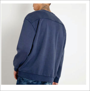 High Quality 100% Cotton Oversized <b>Men</b>’s Sweatshirt Custom Embroidered Logo Baggy Streetwear <b>Pullover</b> <b>Men</b>’s Sweatshirt - Product Image 3