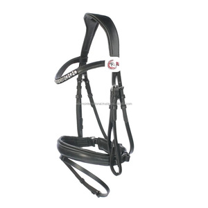 Chapelet en cuir de cheval, nouvelle collection de mariée de qualité supérieure avec rensin, couleur noire - Product Image 2