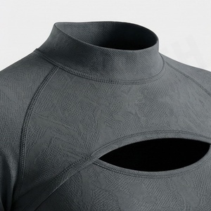 ชุดโยคะออกกำลังกายแฟชั่นสำหรับผู้หญิงแบบสองชิ้น สีสันปรับแต่งได้ กางเกงเลกกิ้งเอวสูง จั๊มสูทไหล่เดียว ชุดออกกำลังกาย - Product Image 4