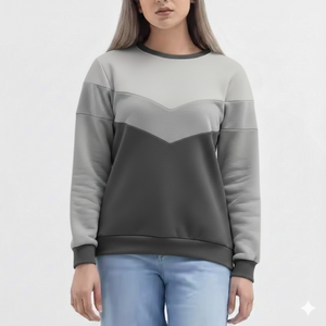 Sudadera Oversize para Mujer, Informal, de Invierno, con Forro Polar Suave, Manga Larga, Corte Holgado, Estilo Urbano - Product Image 1