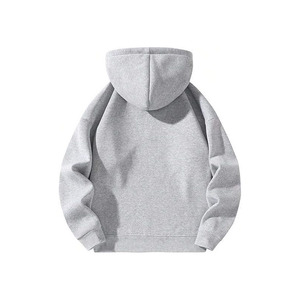 Sweat-shirt à capuche personnalisé pour homme, demi-zip, pull vierge, marque privée, streetwear décontracté, vente en gros de vêtements - Product Image 2