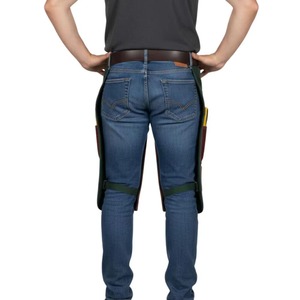 Protège-jambes de fermeur en cuir de vachette personnalisé, réglables, robustes, pour le sablage des sabots et la coupe des sabots - Product Image 5