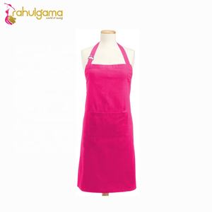 Tablier de cuisine en lin vert personnalisé de haute qualité femmes taille imperméable ajustement conception de cuisine Unique Logo personnalisable barbier enfants - Product Image 2