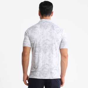 เสื้อโปโลชายพิมพ์ลายแบบ Dye Sublimation ผ้าโพลีเอสเตอร์ผสมสแปนเด็กซ์ 100% - Product Image 2