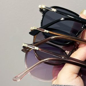 2026 Hot Selling New Customized logo Women's <b>FRAME</b> Sunglasses <b>Frames</b> for Round Face Women - Product Image 5