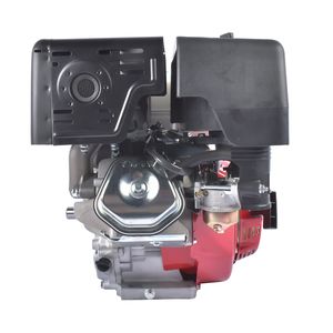 Motore a Benzina Monocilindrico 13HP 389cc 4 Tempi Avviamento Elettrico Albero Orizzontale OHV 3600RPM Euro 5 per Go Kart e Motore Marino Rosso - Product Image 5
