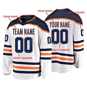 Camiseta de Hockey sobre hielo personalizada de alta calidad, uniforme de hielo impreso por sublimación, ropa deportiva, venta al por mayor - Product Image 2