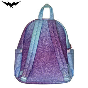 Mochila Escolar Casual Brillante con Lentejuelas, Gran Capacidad, Respaldo Acolchado, Correas Ajustables, Cierre de Cremallera, Impermeable, Cuadrada - Product Image 2