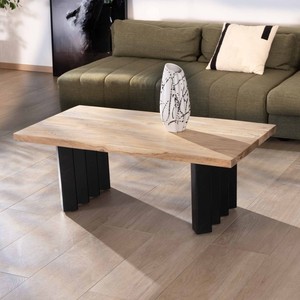 ดีไซน์วานดาน่า โกลเด้น สเปซ ทำจากไม้กระถินเทศธรรมชาติ พร้อมขาเหล็กจีบแบบออดาซิโอ - Product Image 5