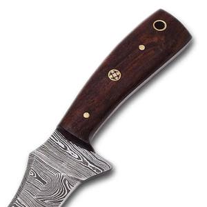 Cuchillo plegable hecho a mano de alta calidad para caza y camping al aire libre con mango de acero de Damasco, cuchillo táctico de supervivencia para exteriores. - Product Image 3