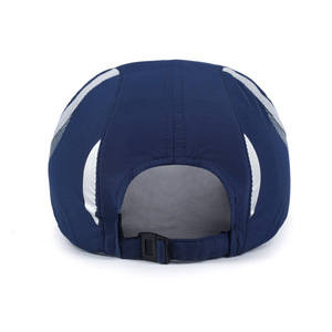 Gorra de Béisbol Deportiva con 5 Paneles, Bordado 3D, Perforaciones Láser, Impermeable, de Secado Rápido, con Logotipo Personalizado, Gorra Hip Hop Lisa con Cierre a Presión para Hombre - Product Image 4