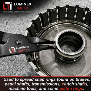 LUMINEX IMPEX <b>Long</b> <b>Nose</b> Stainless Steel Lightweight Jewelry Polishing Pliers for Bracelet Making - Product Image 4