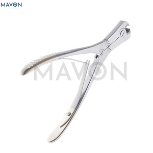 Rongeur para Huesos Ruskin de 19 cm y 5 mm, Instrumentos Ortopédicos Quirúrgicos de Acero Inoxidable, Cortador de Huesos Manual de Doble Acción con Certificación CE - Product Image 6