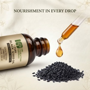 Black Seed Oil Cosmetic Grade Nigella Sativa Seed Oil for Personal Care Soap Making <b>Hair</b> Care Bulk Supply Export - Product Image 5