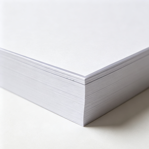 Feuilles de papier en pâte de bois fiables, format A4, pour impression laser haute vitesse et sortie de texte noir nette, en rames en vrac - Product Image 1