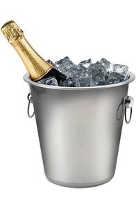 Decorative cooler tub luxury hospitality decor modern drink chiller glamorous wine bucket sophisticated <b>bar</b> accessory elegant - Product Image 3