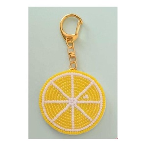 Lemon Beads Bag Charm for Girls <b>Purse</b> <b>Backpacks</b> Car Key Pendant Bag Charm Hold to Keys Birthday Small Gift Accessories for Her - Product Image 4
