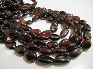 Perles de grenat Hessonite naturel, taille irrégulière, 8-14 mm - Product Image 2