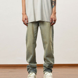 Pantalones Vaqueros Clásicos para Uso Diario, Aptos para Todas las Temporadas, con Acabado Lavado y Construcción de Calidad, Pantalones para Hombre - Product Image 1