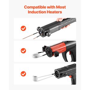 Kit de 10 Bobinas Magnéticas de Inducción para Calentador Mini, Herramienta de Reparación Automotriz con Inductor de Larga Duración, Accesorios de Calor Flexibles - Product Image 3