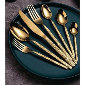 Ensemble de couverts de luxe réutilisables en acier inoxydable avec finition polie pour les repas en famille et les occasions spéciales - Product Image 6