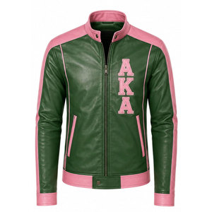 Chaqueta de Cuero Alpha Premium con Diseño Clásico, Chaqueta de Cuero Alpha Griega Elegante para Uso Diario - Product Image 5