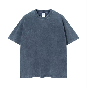 Camisetas 100% Algodón con Lavado Ácido, Cómodas, Nuevo Diseño, Secado Rápido, Camisetas con Lavado Ácido para Hombre, Diseño Nuevo, Camiseta Lisa con Lavado Ácido - Product Image 4