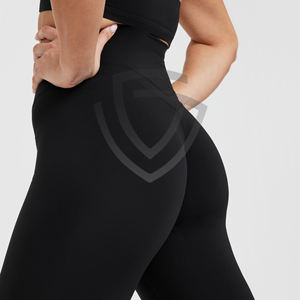 Quick Dry High Waist Women's Capri <b>Legging</b> with Dual Side <b>Pockets</b> Customized Gym Wear Elastic Waist Yoga <b>Leggings</b> - Product Image 6