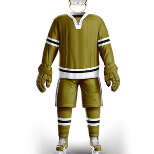 Conjuntos de Uniformes de Hockey sobre Hielo Personalizados para Adultos, Diseño Nuevo, Sublimación, Ropa Deportiva de Secado Rápido, Camisetas de Equipo OEM - Product Image 6