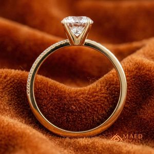 Oval Cut Gold Plated Halo Engagement <b>Ring</b> for Women Elegant Bridal Wedding Jewelry Anniversary Gift - Product Image 2