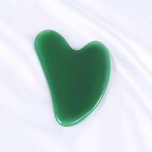Wholesale Best Price Handmade Green Crystal Carved Resin Gua Sha Figurine High Quality Customized Sizes Religious Love CRAFT - Product Image 3