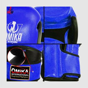 Guantes de Boxeo Profesionales Ligeros de Alta Calidad, Personalizados OEM/ODM, Transpirables, con Correa de Muñeca Ajustable, Dedos Completos, PU/PVC/Cuero - Product Image 3
