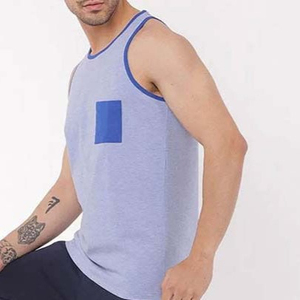 Débardeur Homme Décontracté 100% Coton Séchage Rapide Respirant Anti-Plis Qualité Supérieure Prix Abordable Personnalisation Frontale Très Vendu - Product Image 2