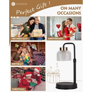 Lampada Scaldacandele Dimmerabile con Timer per Casa o Regali di Natale e Inaugurazione Casa Nuova - Product Image 3