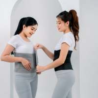 Ceinture de récupération post-partum en coton élastique de qualité supérieure pour la césarienne, gainante et respirante, lavable