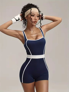 <b>Women's</b> Tracksuit Seamless Yoga Set Yoga Jumpsuits One Piece Workout <b>Rompers</b> Sportswear Gym Set Workout Clothes <b>Women</b> - Product Image 3