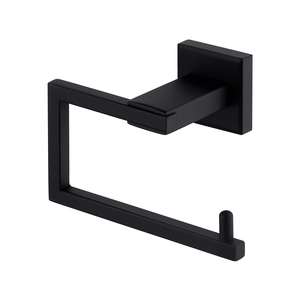 Porte-rouleau de papier toilette en métal de qualité supérieure, support mural pour serviettes de salle de bain, design moderne en nickel poli - Product Image 1