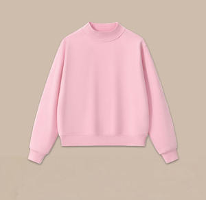 Sudadera de Forro Polar con Cuello Alto y Estampado Otoñal para Mujer, con Logotipo Frontal, de Alta Calidad, Cómoda, 400g, Poliéster/Algodón, Venta al Por Mayor - Product Image 4