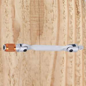 Adaptador de Doble Cabezal Flexible con Liberación Rápida, Acero S2, 1/4", Fabricante ODM OEM de Taiwán, para Bricolaje - Product Image 1