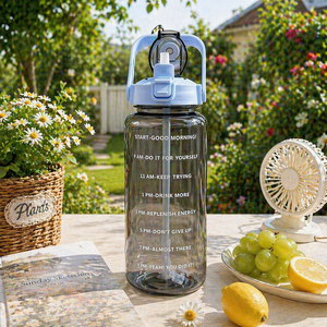 BPA-Free Leak-Proof Plastic <b>Shaker</b> for Fitness Gym Daily Hydration Eco-Friendly - Product Image 1