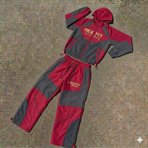 Conjunto Deportivo Personalizado de Fábrica: Sudadera con Cremallera Reflectante de 3m y Pantalones Deportivos de Nailon, Chaqueta Cortavientos Ligera - Product Image 5