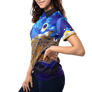เสื้อโปโลผู้หญิงสีตามสั่งผลิตจากโรงงาน จำนวนมาก ดีไซน์ล่าสุดปี 2026 เสื้อโปโลสตรีทแวร์สำหรับผู้หญิง - Product Image 4
