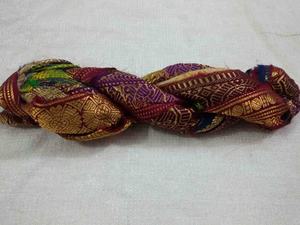 Custom Made Recycled Sari <b>Silk</b> Ribbons Made From Recycled <b>Silk</b> Sarees Ideal for Art and Craft Projects for Resale - Product Image 3