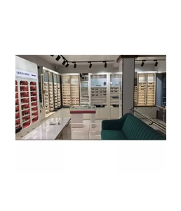 Aménagement intérieur de magasin d'optique de luxe, décoration de salle d'exposition moderne, mobilier de présentation, présentoir mural pour montures de lunettes pour les magasins de détail - Product Image 6